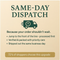 Same-Day Dispatch