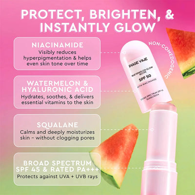 Brighten & Protect Watermelon Moisturizer Sun Stick – SPF50